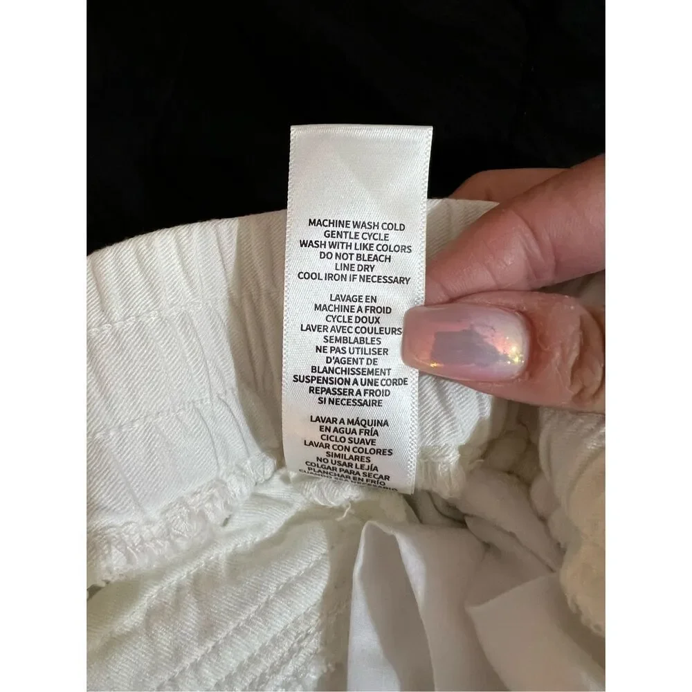 Splendid Sweatpants Womens‎ Size Large White Cozy Pull-on Jogger Pants Casual